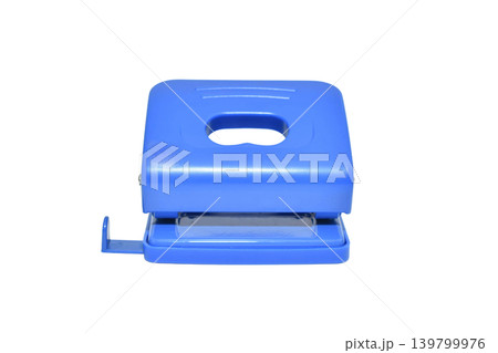 Blue office hole punch 139799976