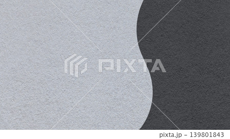 Light gray paper texture background with black vertical curved wavy split and. copy space for banner, presentation 139801843