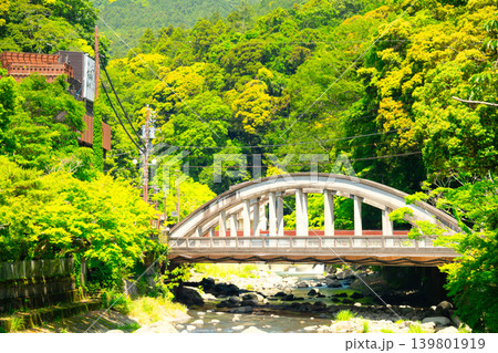 神奈川県・初夏の箱根湯本 温泉街 139801919