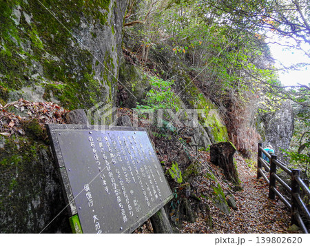大分県中津市のシンボル八面山の巨石群 大分県中津市のシンボル八面山の巨石群 139802620