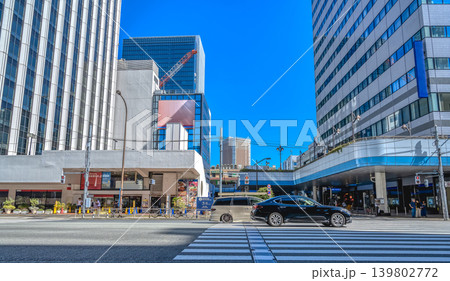 田町駅前と三田駅周辺の都市風景 田町駅前と三田駅周辺の都市風景 139802772