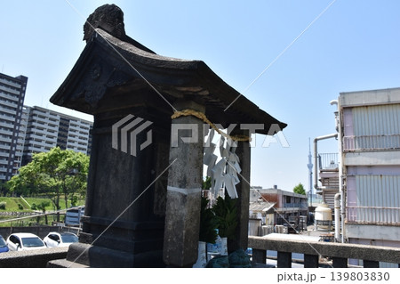 平井浅間神社に残る逆井の富士塚 平井浅間神社に残る逆井の富士塚 139803830