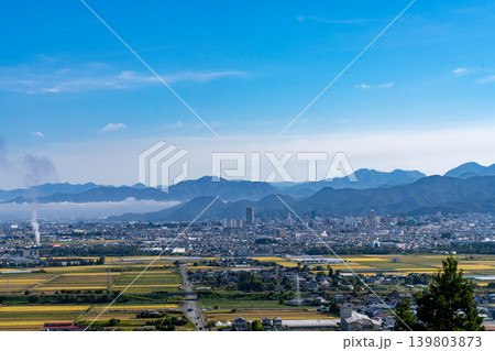 城山から見た秋口の山形市街 城山から見た秋口の山形市街 139803873