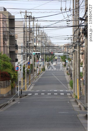 千葉県市川市妙典の住宅街風景 139804727