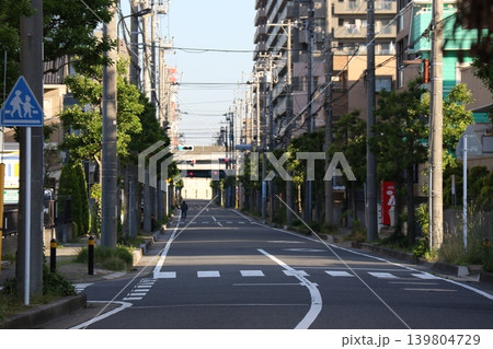 千葉県市川市妙典の住宅街風景 139804729