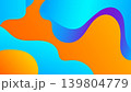 Abstract Colorful Swirls Pattern with Blue Orange Yellow and Purple Shades	 139804779