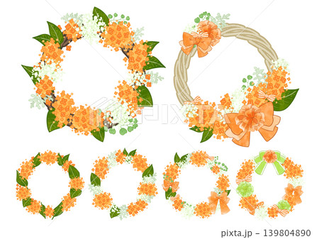 金木犀　リース 139804890