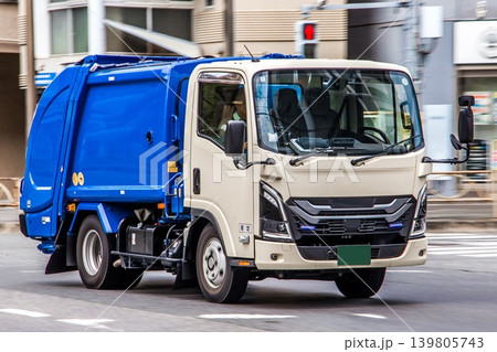 清掃車　ゴミ収集車 139805743