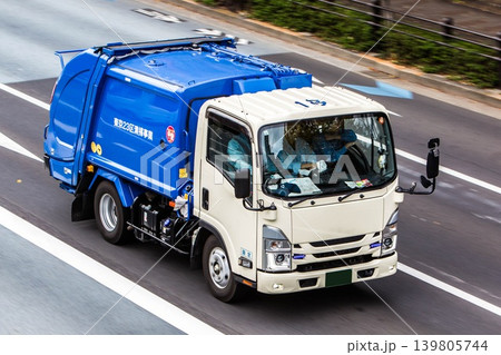 清掃車　ゴミ収集車 139805744