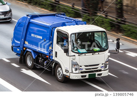 清掃車 ゴミ収集車 清掃車 ゴミ収集車 139805746