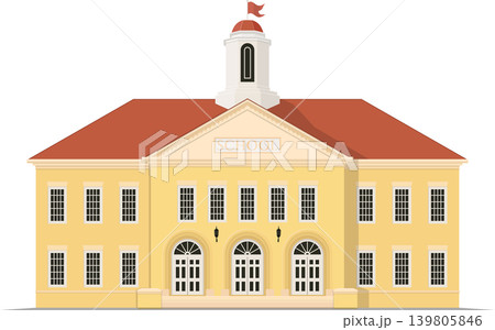 Public school stock vector illustration Public school stock vector illustration 139805846