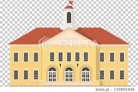 Public school stock vector illustration Public school stock vector illustration 139805846