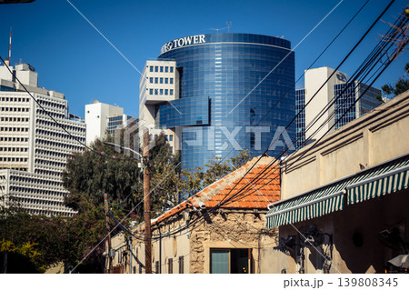 Detail of a building facade 139808345
