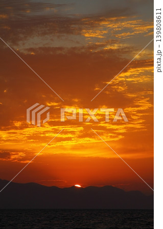 Seaside town of Turgutreis and spectacular sunsets Seaside town of Turgutreis and spectacular sunsets 139808611