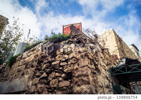 Street view of tel aviv showing the unique local architecture and urban landscape Street view of tel aviv showing the unique local architecture and urban landscape 139808754