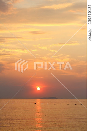 Seaside town of Turgutreis and spectacular sunsets 139810183