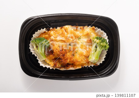 マカロニ(リガトーニ)チーズ焼き マカロニ(リガトーニ)チーズ焼き 139811107