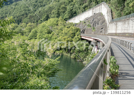 新緑に彩られた荒川の風景 139811256