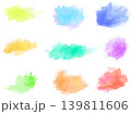 水彩 絵具　見出し イラスト素材 139811606