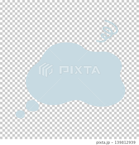 暗藍色對話框：麻煩/失望 139812939