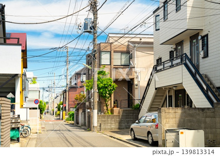 東京・世田谷 住宅街イメージ 東京・世田谷 住宅街イメージ 139813314