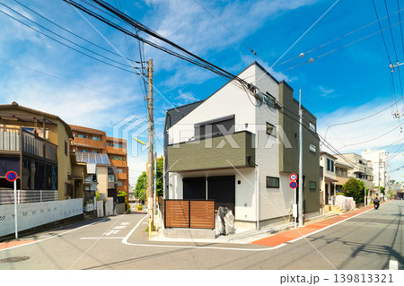 東京・世田谷 住宅街イメージ 東京・世田谷 住宅街イメージ 139813321