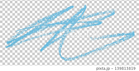 light blue pencil strokes isolated on transparent background light blue pencil strokes isolated on transparent background 139813819