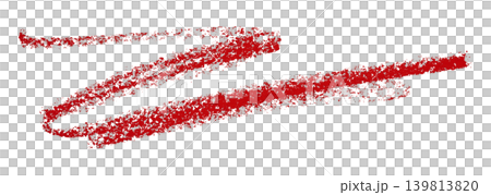 red pencil strokes isolated on transparent background red pencil strokes isolated on transparent background 139813820