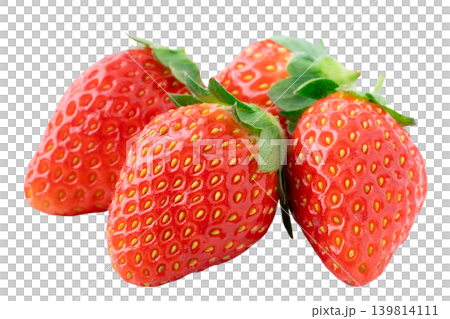 透明背景(png)にイチゴ(とちおとめ) 透明背景(png)にイチゴ(とちおとめ) 139814111