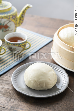 肉まんで飲茶 139814926
