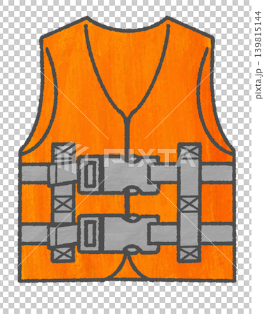 Orange life jacket Orange life jacket 139815144