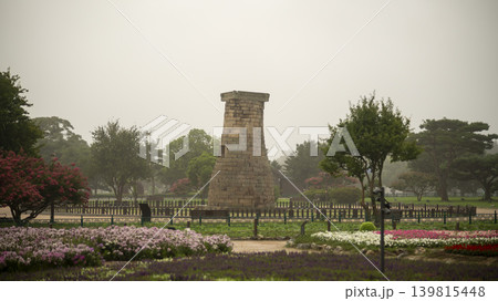 crape myrtle, zinnia 139815448
