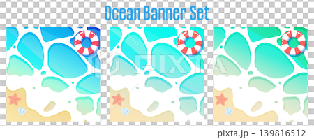 Banner set _ sea 139816512