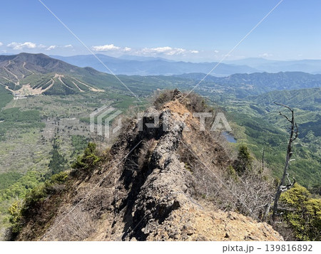 戸隠山の危険個所 蟻の塔渡り 戸隠山の危険個所 蟻の塔渡り 139816892
