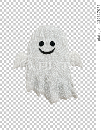 [Ghost] Hand-embroidered illustration material 139817075