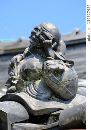 旧来住家住宅 庭門の七福神 旧来住家住宅 庭門の七福神 139817426