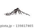 山脈　手描き 139817465