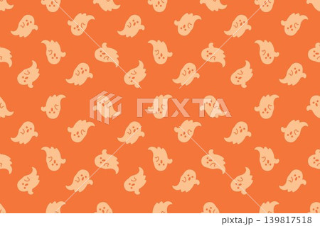 Ghost Pattern Orange Ghost Pattern Orange 139817518