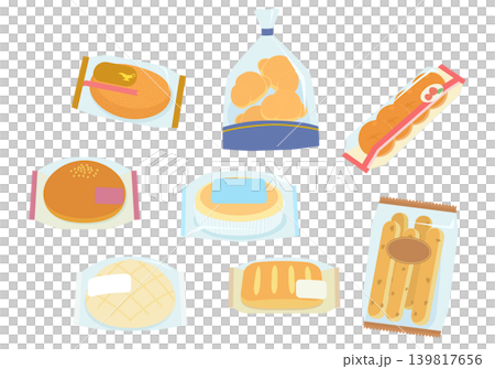 Illustration of sweet bread Illustration of sweet bread 139817656