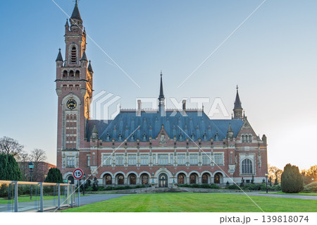 Peace Palace in The Hague, Netherlands International Court of Justice and architecture 139818074