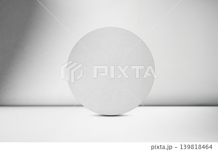 Background circle partition wall floor shadow grey leaf white light kitchen abstract studio product minimal room marble mockup display stage scene shelf pattern backdrop table product summer travel. Background circle partition wall floor shadow grey leaf white light kitchen abstract studio product minimal room marble mockup display stage scene shelf pattern backdrop table product summer travel. 139818464