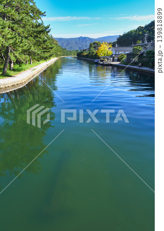 天橋立　小天橋（廻旋橋）からの風景（京都府宮津市） 139818899