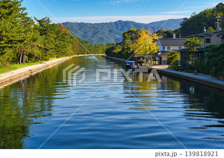 天橋立　小天橋（廻旋橋）からの風景（京都府宮津市） 139818921