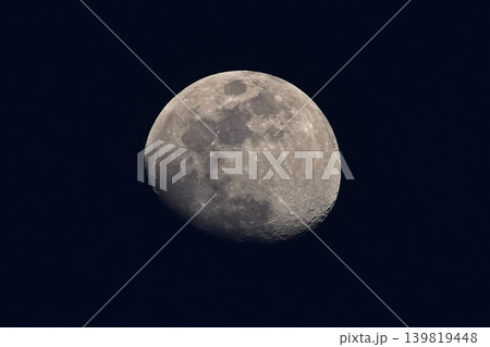 早春の十四夜月 139819448