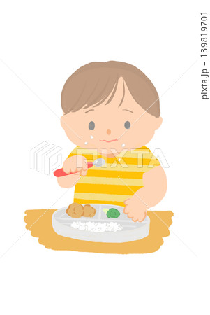 食事する幼児 139819701