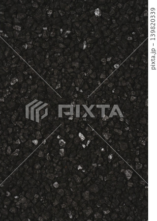 Black Hawaiian Sea Salt Texture Background Black Hawaiian Sea Salt Texture Background 139820339