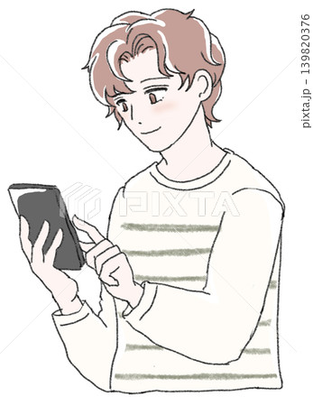 男性携帯 139820376