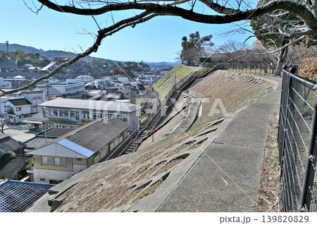 キリシタン大名として有名な大友宗麟の居城 大分県「臼杵城」の城門と石垣の様子 キリシタン大名として有名な大友宗麟の居城 大分県「臼杵城」の城門と石垣の様子 139820829