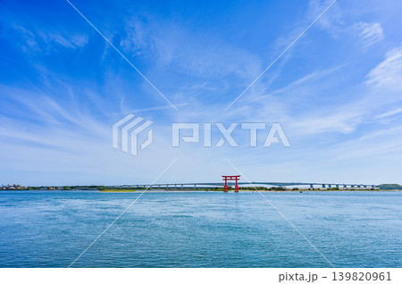 静岡県浜松市の浜名湖 139820961