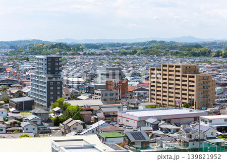 静岡県掛川市の市街地風景 静岡県掛川市の市街地風景 139821952